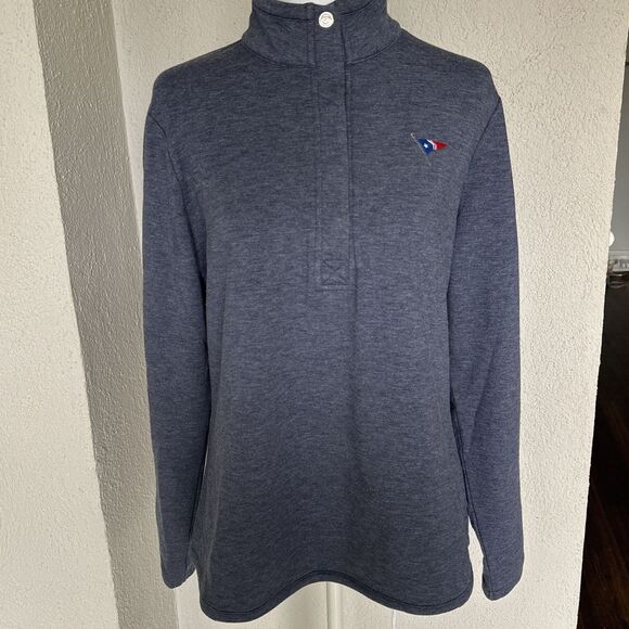 USA Fairway & Greene Golf 1/4 Zip Stretch Pullover Women's  Navy Blue Size large - Picture 2 of 10